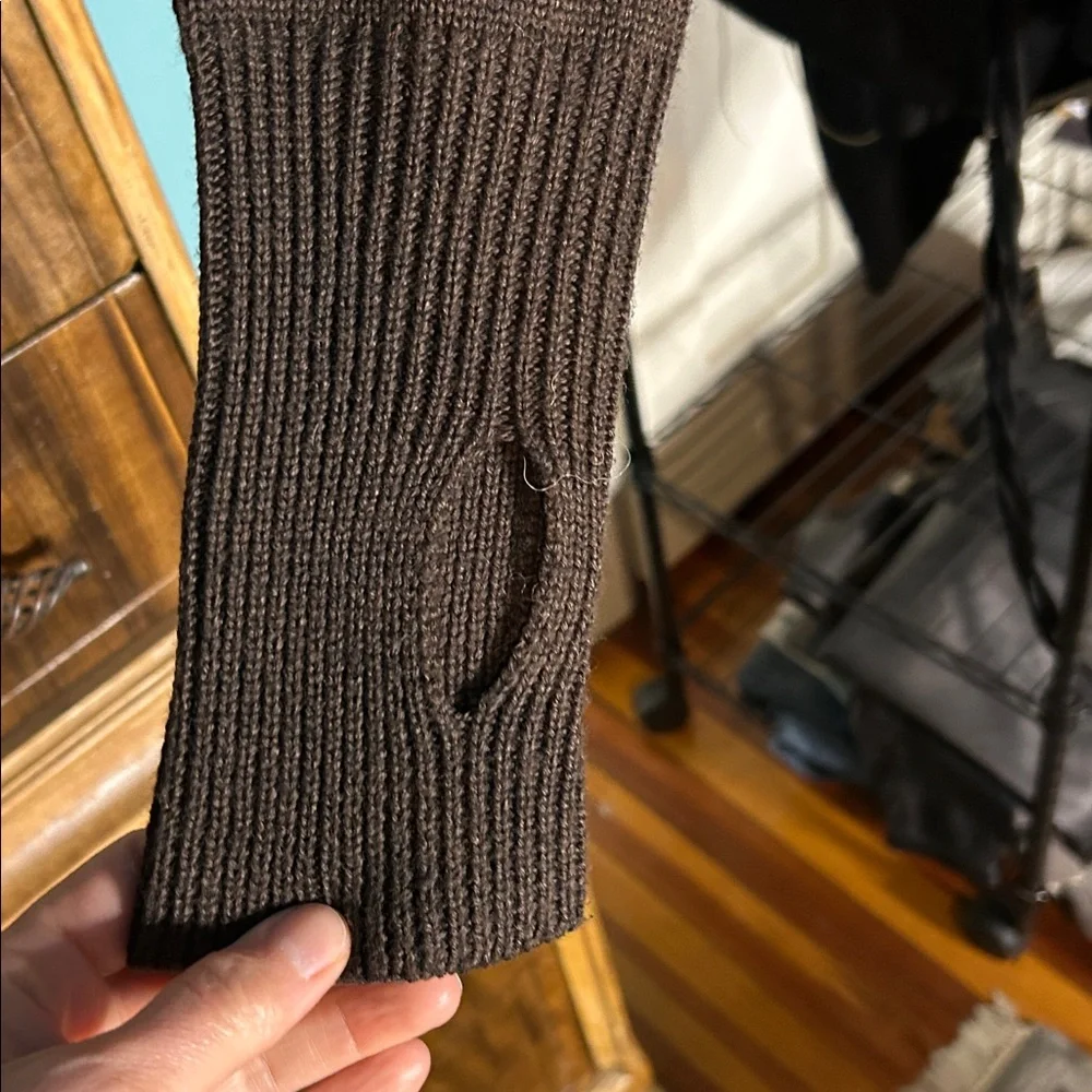 NicholasK Funky Brown Sweater size L - Picture 5 of 7